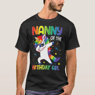 Camiseta Babá da Festa de aniversário Dabbing Uni