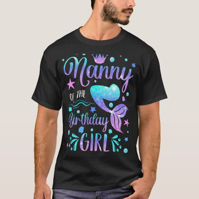 Camiseta Babá Da Rapariga De Aniversário Que Corresponde À  (Frente)