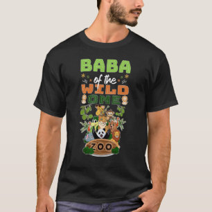Camiseta Baba da selva Safari e a selva de um jardim zoológ