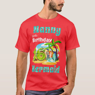 Camiseta Babá De Sereia Bonita Do 16º Aniversário