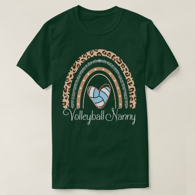 Camiseta Babá de vôlei Boho Arco-Arco-Arrepiante Voleibol N (Frente do Design)