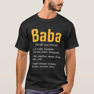 Camiseta Baba Definição Pai Árabe Dia de os pais Iraniano