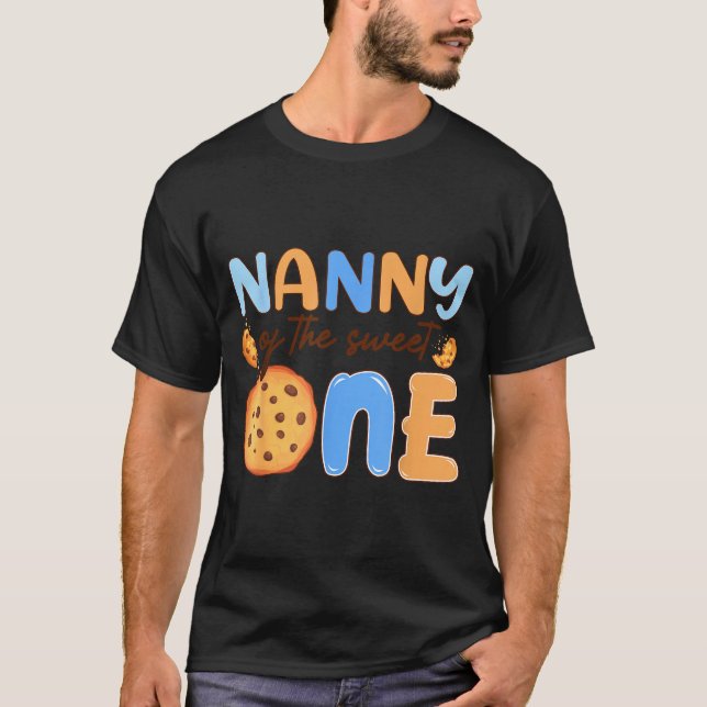 Camiseta Babá Do Biscoitos E Leite De Aniversário Do Doce (Frente)