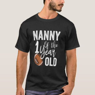 Camiseta Babá do Futebol de 1 Ano de Idade Primeiro Ano de 
