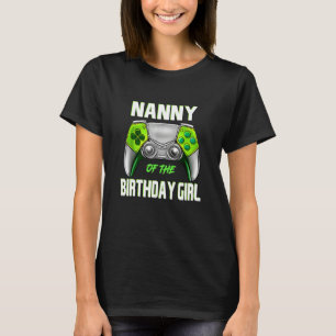Camiseta Babá do Vídeo da Família Aniversário que Combina