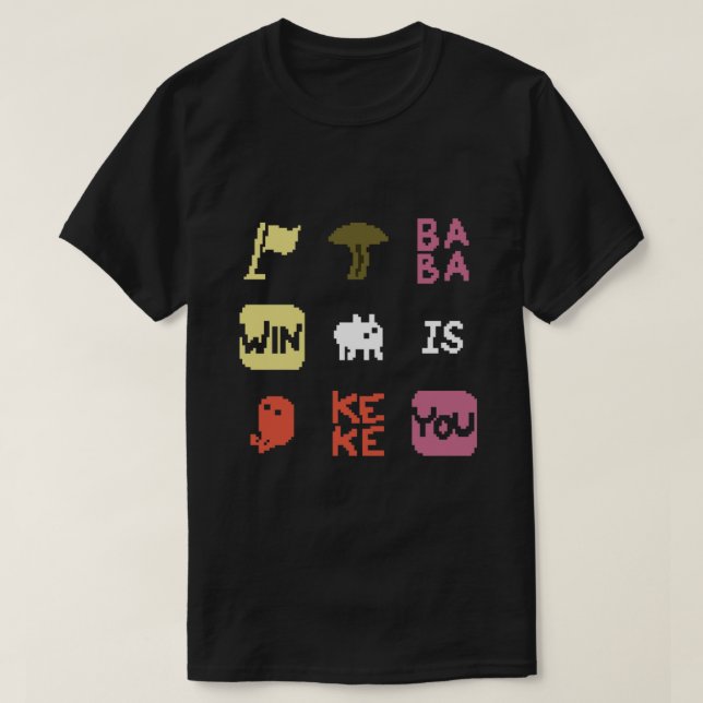 Camiseta Baba é você Design Clássico em Grade (Frente do Design)