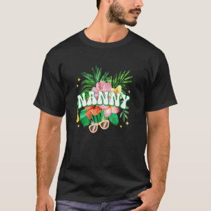 Camiseta Babá Festa de Aniversário Família Aloha Havaiano