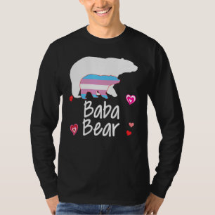 Camiseta Baba Lgbt Bear Transgender Rainbow Lgbt Gay Lesbia