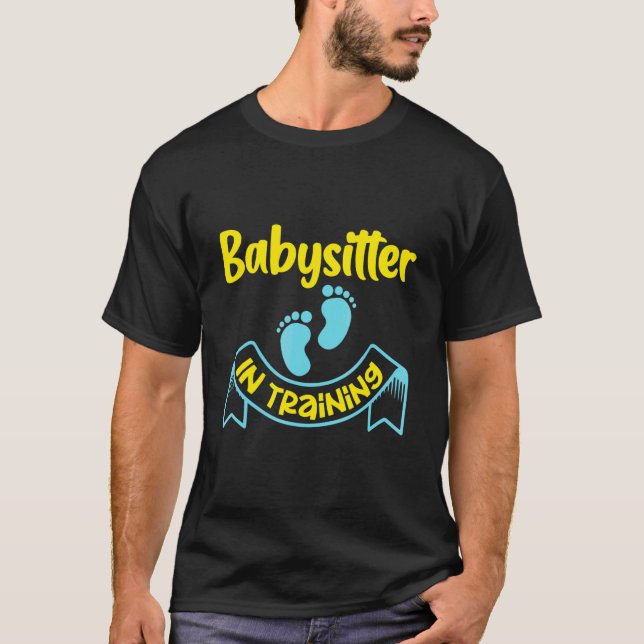 Camiseta Babá No Treinamento (Frente)
