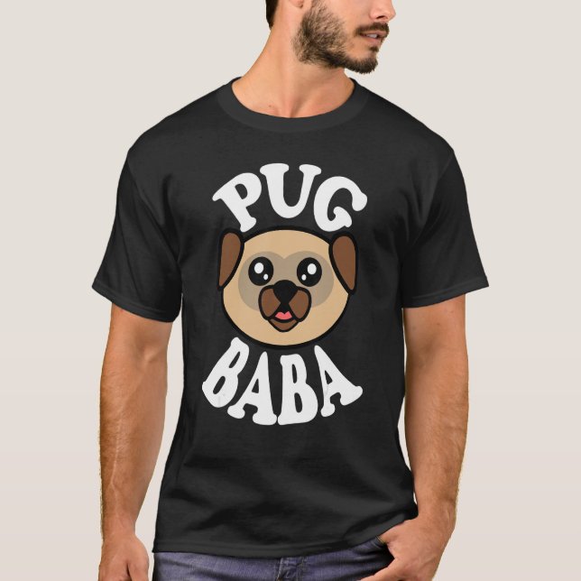 Camiseta Baba Pug Fofo (Frente)