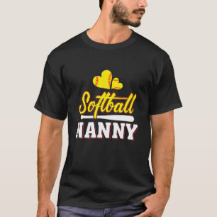 Camiseta Babá Softball Engraçada Beisebol Amante Mulheres