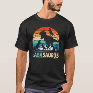 Camiseta Babasaurus Rex Baba Dinossauro 3 Crianças Engraçad