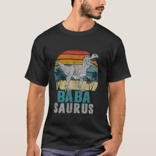 Camiseta Babasaurus T Rex Dinosaur Baba Surus Dia do Pai