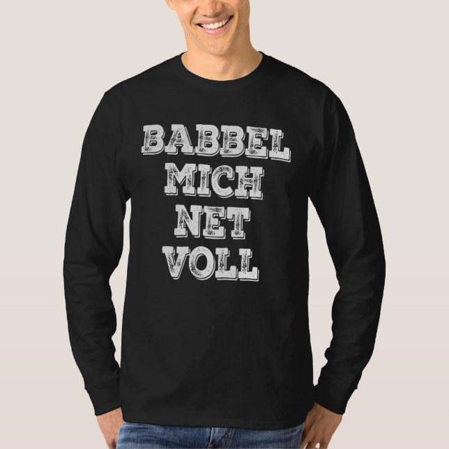 Camiseta Babbel Mich Net Vollgruß Aus Hessen Frankfurt Fan (Frente)