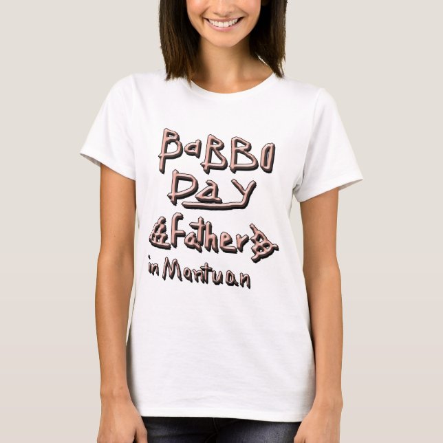 CAMISETA BABBO DAY, PAI EM MANTUA 2 (Frente)