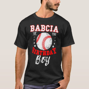 Camiseta Babcia Do Menino De Aniversário Cel De Baile