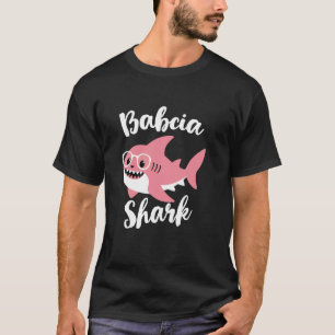 Camiseta Babcia Shark Dia das Mães Avó Engraçado