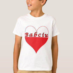 Camiseta Babciu Polonês Heart