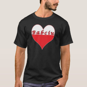 Camiseta Babciu Polonês Heart
