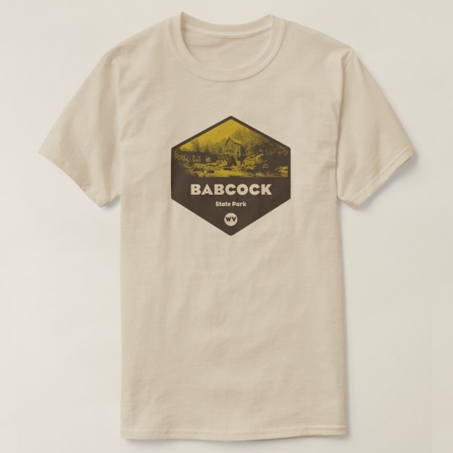 Camiseta Babcock State Park West Virginia (Frente do Design)