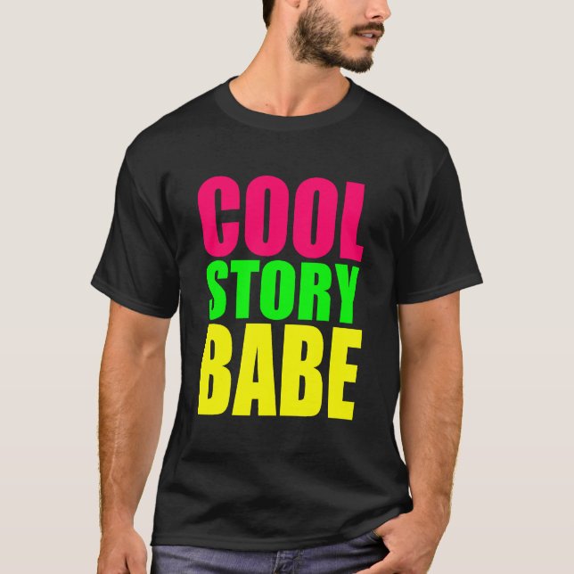 Camiseta BABE DE HISTÓRIA LEGAL em cores neonatais (Frente)
