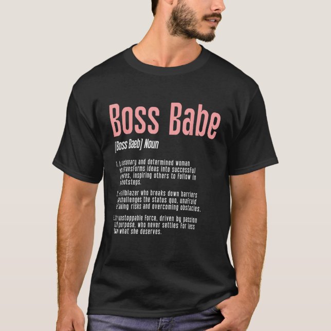 Camiseta Babe Girl Lady CEO Boss (Frente)