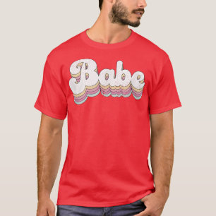 Camiseta Babe Retro Bride Cute Bridesmaid Bachelorette