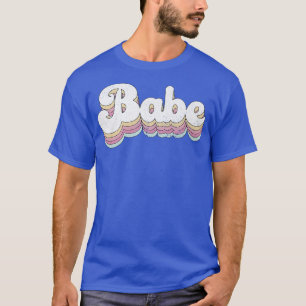 Camiseta Babe Retro Bride Cute Bridesmaid Bachelorette