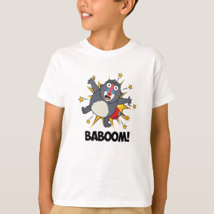 Camiseta Baboom Funny Explosão Baboon Pun