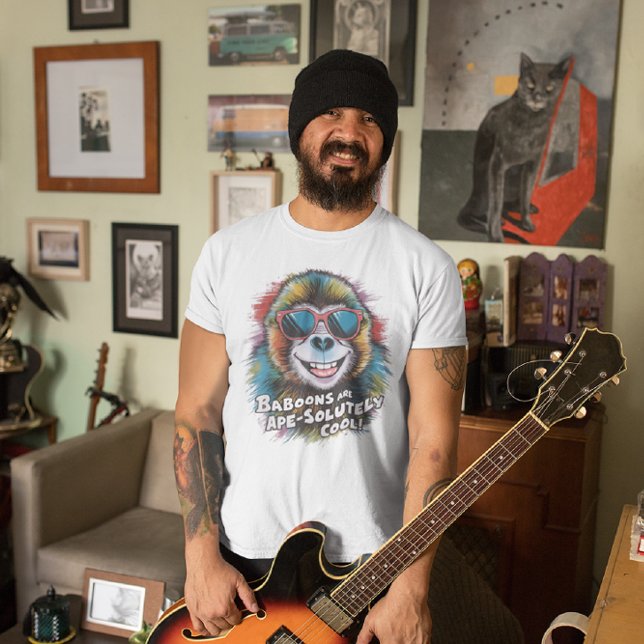 Camiseta Baboon Bonanza Tee: Declaração Absolutamente Legal (Criador carregado)