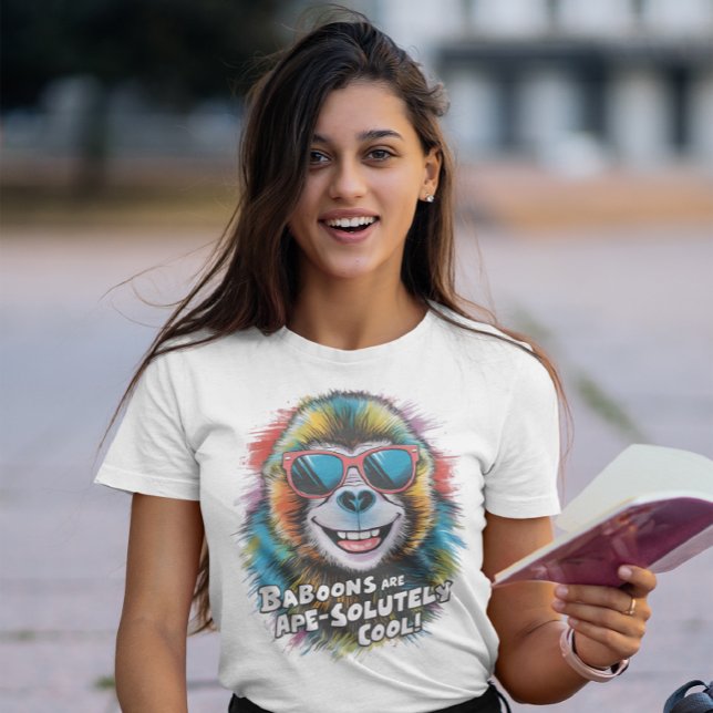 Camiseta Baboon Bonanza Tee: Declaração Absolutamente Legal (Criador carregado)