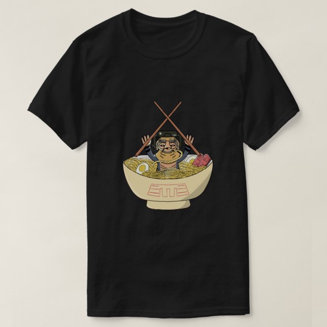 Camiseta Babu Frik Ramen  (Frente do Design)