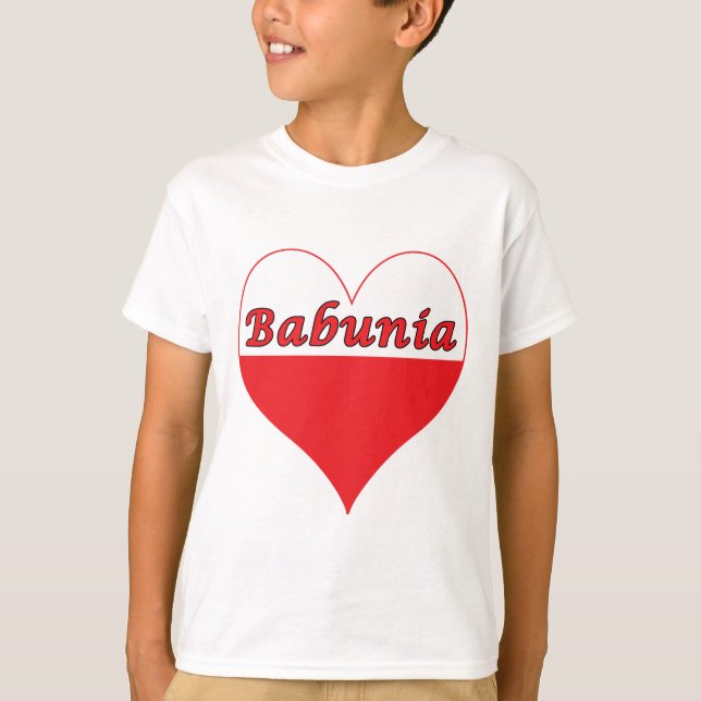 Camiseta Babunia Polonês Heart (Frente)