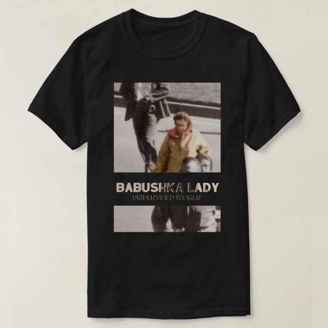 Camiseta Babushka Lady Mystery (Frente do Design)