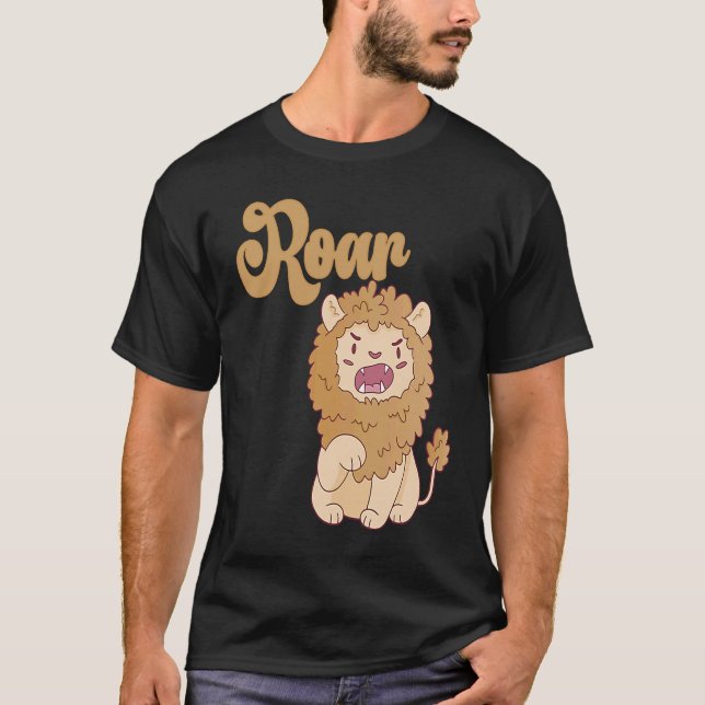 Camiseta Baby Birthday One Wild Lion Animals Celebration Bo (Frente)