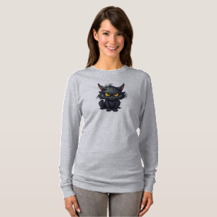 Camiseta Baby Black Cat Design - Baby Fine Jersey T Shirt
