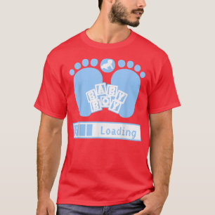 Camiseta Baby Boy Loading, Geek Pregnancy, Gender Reveal Un