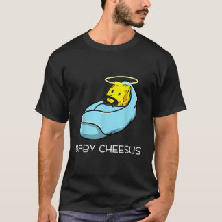 Camiseta Baby Cheesus Cheese Fan Christmas Jesus Pun