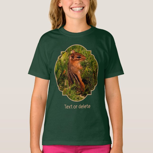 Camiseta Baby Chipmunk Wildlife Animal Art  (Frente)