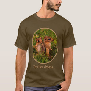 Camiseta Baby Chipmunks Willife Animal Art