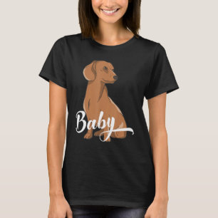 Camiseta Baby Dachshund Long Body Love Pws Cachorro Latido
