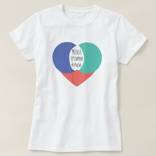 Camiseta Baby-doll Música Para Cortar Os Pulsos (Frente do Design)