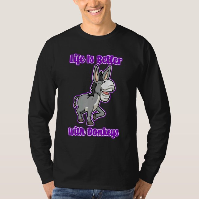 Camiseta Baby Donkey Life Mule (Frente)