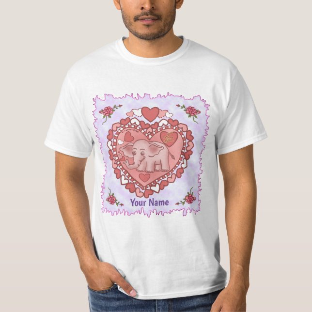 Camiseta Baby Elephant Love (Frente)