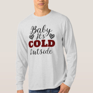 Camiseta Baby está frio fora do inverno
