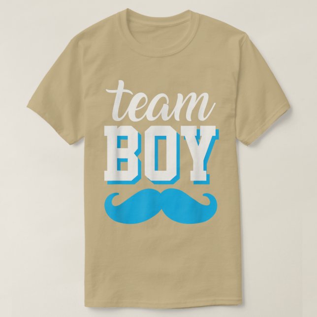 Camiseta Baby Gender Reveal Grupo de Anuncios Homens (Frente do Design)