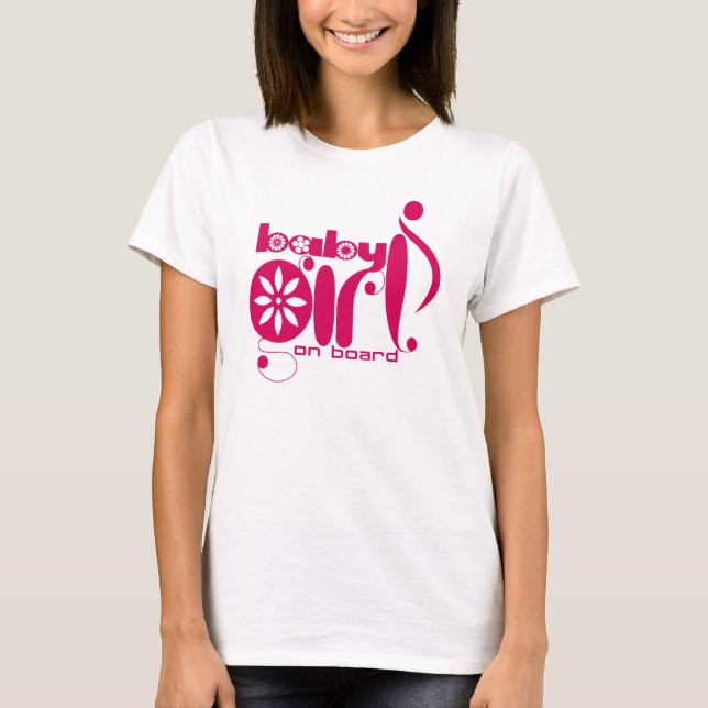 Camiseta Baby Girl On Conselho Maternity T-shirt (Frente)