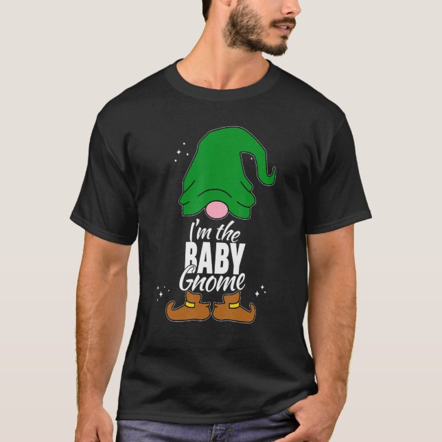 Camiseta Baby Gnome Matching Family Group Christmas Party P (Frente)