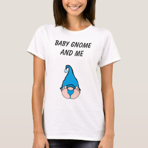 Camiseta Baby Gnomo e Me Blue T-Shirt