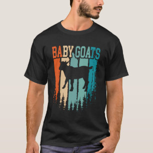 Camiseta Baby Goats Retro Vintage